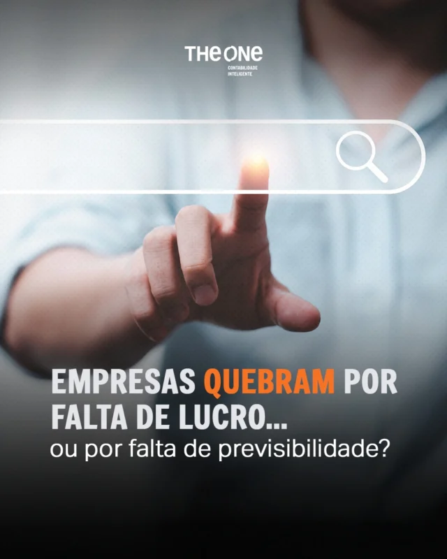 Empresas desorganizadas vivem reagindo.

Empresas estruturadas antecipam decisões.

Quando existe previsibilidade financeira, você consegue:

✔ planejar investimentos

✔ controlar o crescimento

✔ evitar crises de caixa

✔ tomar decisões com mais segurança

Gestão empresarial não pode depender de improviso.

Previsibilidade é o que transforma controle financeiro em estratégia de crescimento.

#PlanejamentoFinanceiro #GestãoEmpresarial #GestãoFinanceira #Empreendedorismo #ContabilidadeConsultiva #ProfissionalLiberal #Empresários #TheOneContabilidade