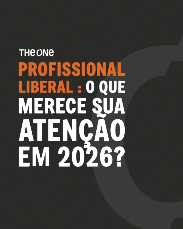 A maior parte dos profissionais liberais passa o dia fazendo aquilo que sabe fazer melhor. Atender pacientes, clientes, processos, projetos e demandas. Enquanto isso, o ambiente empresarial continua mudando. Novas regras, novas exigências e novas formas de fiscalização fazem parte da realidade de quem possui uma empresa ou atua como prestador de serviço. Acompanhar essas mudanças não significa viver preocupado. Significa ter mais segurança para tomar decisões e menos surpresas pelo caminho.

A The One acompanha esse cenário para que você possa focar no que realmente importa. 

#profissionalliberal #gestāoempresarial