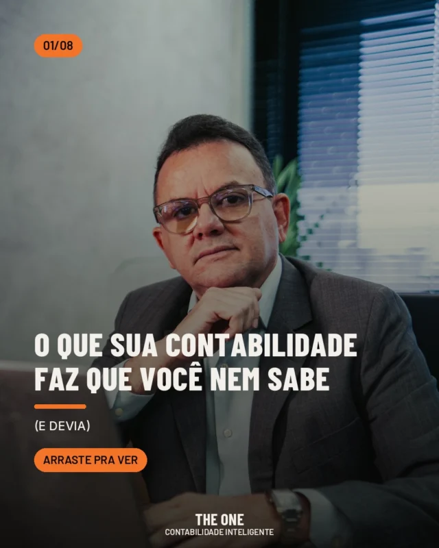 A Receita não cobra só quando você atrasa. Ela também cobra quando você faz certo do jeito errado. 🔎
 
A parte visível da contabilidade é a guia entregue no prazo. A parte invisível é o que evita que você tome uma decisão errada sem perceber:
 
📅 Prazo de guia e obrigação acessória sob controle
🔎 Toda mudança de regra da Receita traduzida pra sua rotina
📊 Lançamento organizado — pronto pra crédito, balanço ou qualquer análise
✅ Revisão periódica se o regime tributário ainda faz sentido pro tamanho do seu negócio
 
Isso não é sobre economizar imposto. É sobre não descobrir um problema tarde demais.
 
Não sabe se sua contabilidade está fazendo tudo isso? Manda mensagem e a gente avalia seu caso 😊

#contabilidade #contador #mei #simplesnacional #lucropresumido